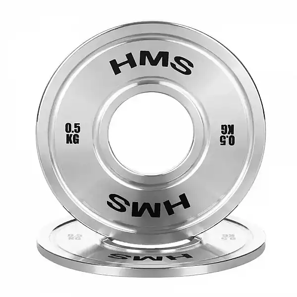 Диски для олімпійської штанги калібровані HMS TOS 2x0.5кг