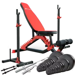 Силовий набір Fit-On FN01 + штанга та гантелі 105кг