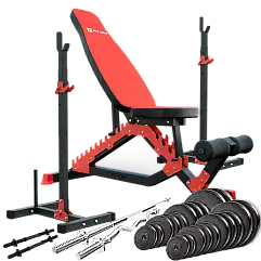 Силовий набір Fit-On FN01 + штанга та гантелі 110кг