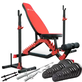 Силовий набір Fit-On FN01 + штанга та гантелі 110кг