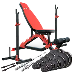 Силовий набір Fit-On FN01 + штанга та гантелі 135кг