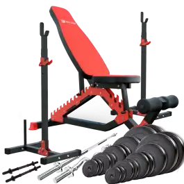 Силовий набір Fit-On FN01 + штанга та гантелі 135кг