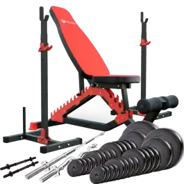 Силовий набір Fit-On FN01 + штанга та гантелі 140кг