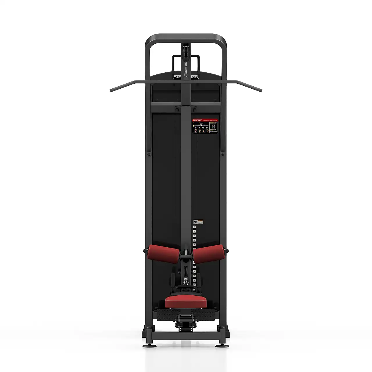 Верхня та нижня тяга Marbo Sport MP-U211, бордовий