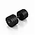 Гантель прорезиненный Marbo Sport 32.5кг, черный матовый