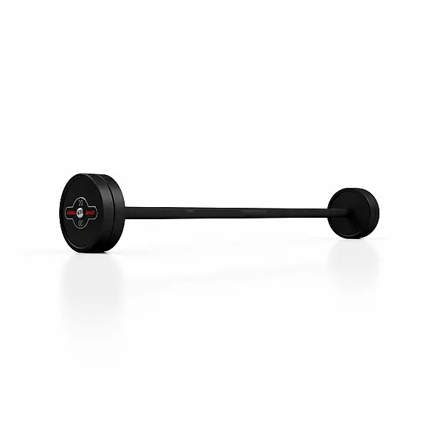 Штанга прогумована Marbo Sport 20кг, чорний матовий
