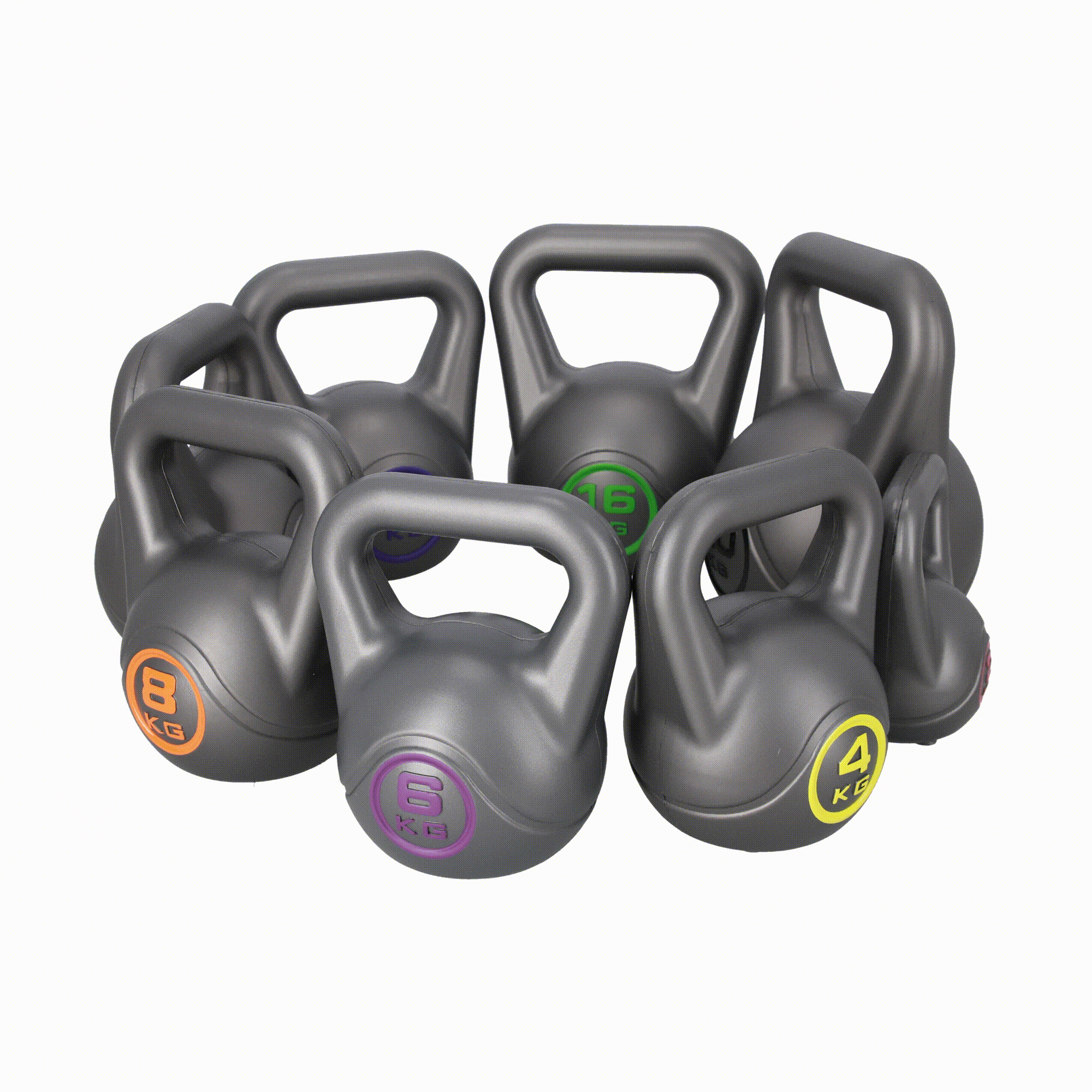 Набір Fit-On Kettle з 8 гирями 78кг (вініл)